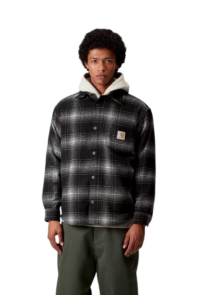 Carhartt WIP Brennan Shirt Jac - Brennan Check, Black/Wax