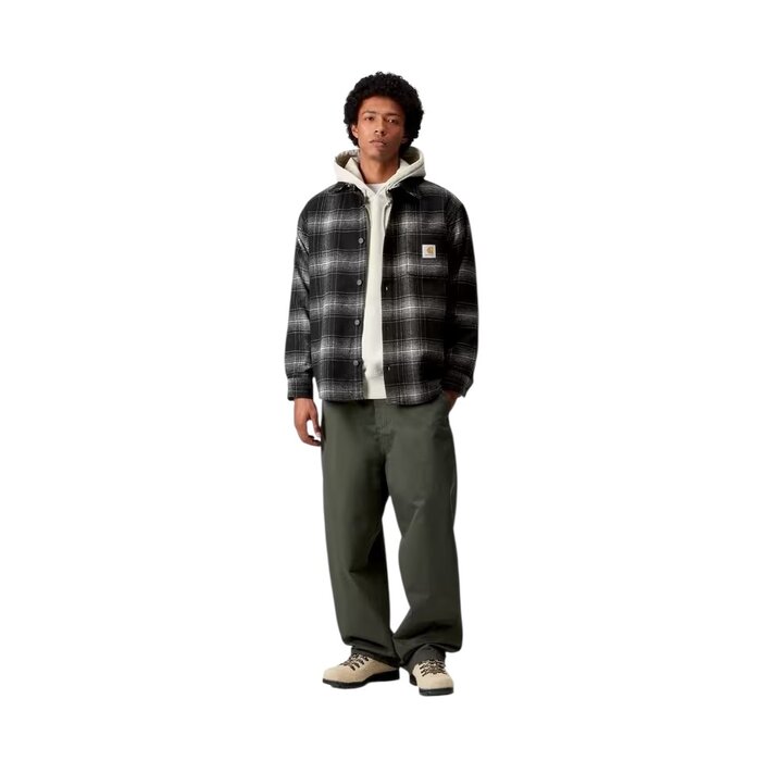 Carhartt WIP Brennan Shirt Jac - Brennan Check, Black/Wax