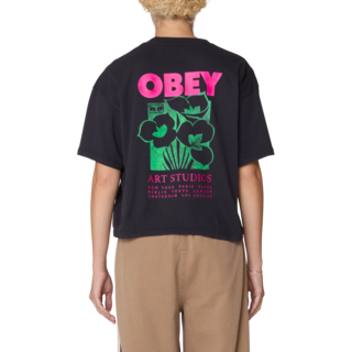 Obey W' Art studio Flowers - Digital Black
