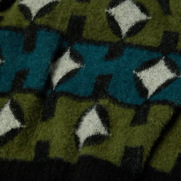 Huf Space Age Crewneck Sweater - Pine