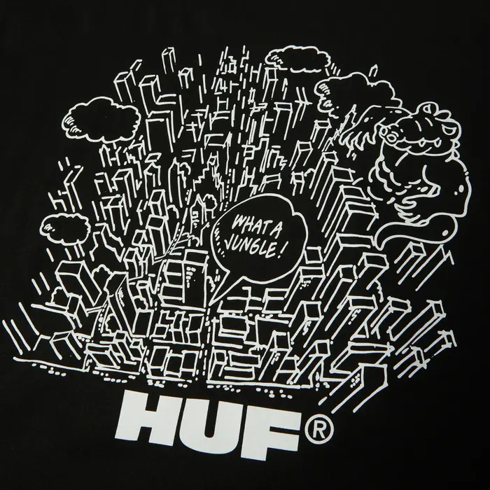 Huf What A Jungle S/S Tee - Black