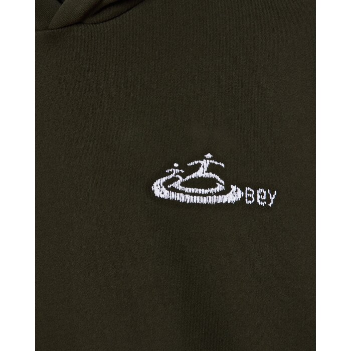 Obey Corp Extra Heavy Hood - Rosin