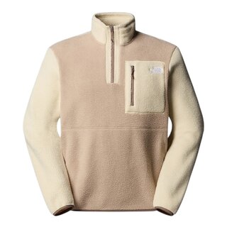 The North Face M' Yumiori 1/4 Zip - Mushroom Grey/Gravel Mocha Brown