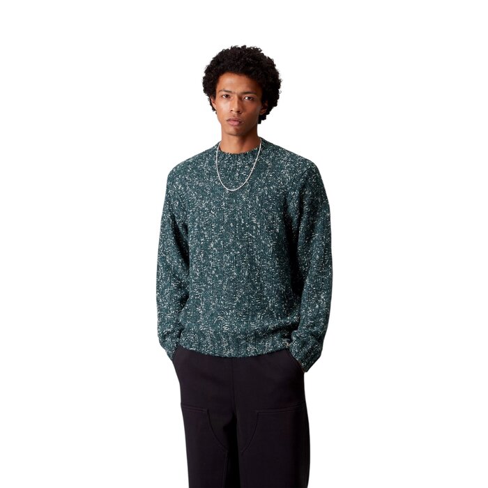 Carhartt WIP Kyloe Sweater - Deep Lagoon Heather