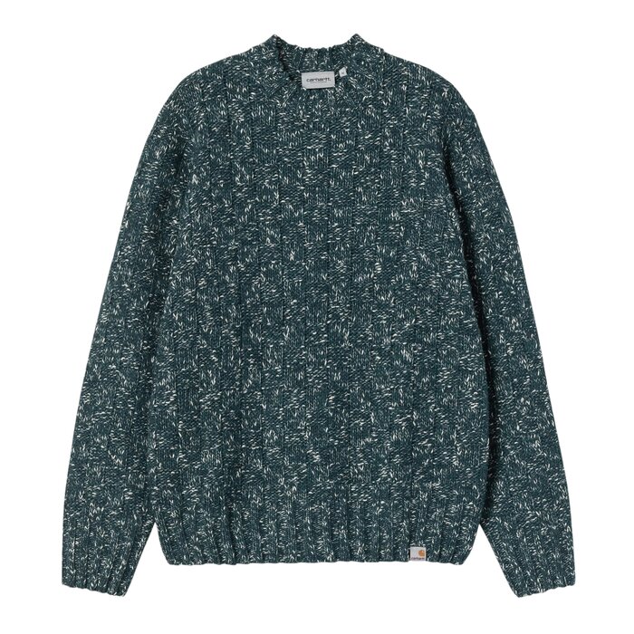 Carhartt WIP Kyloe Sweater - Deep Lagoon Heather