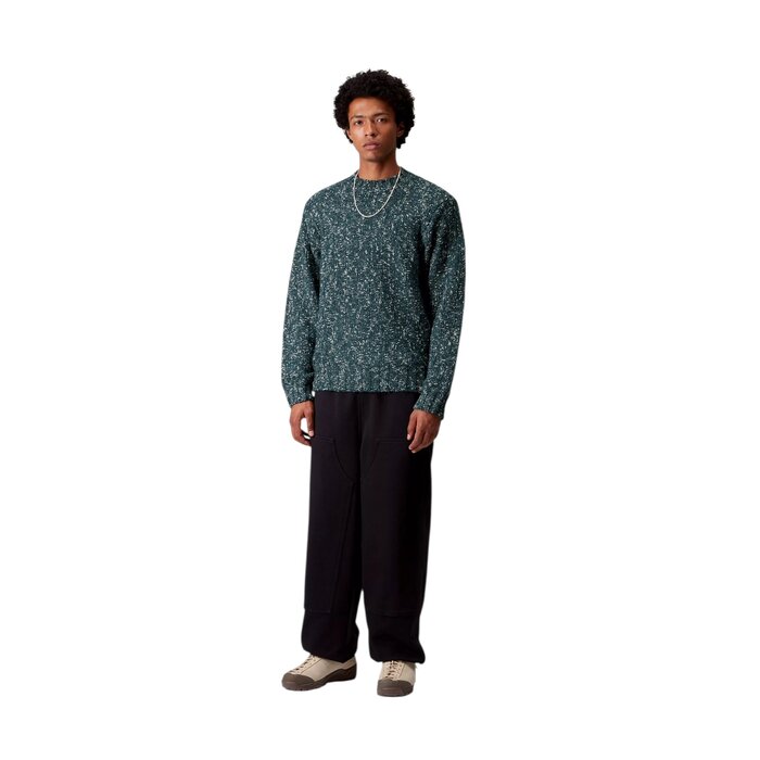 Carhartt WIP Kyloe Sweater - Deep Lagoon Heather