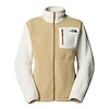 W' Yumiori Full Zip - Khaki Stone/White