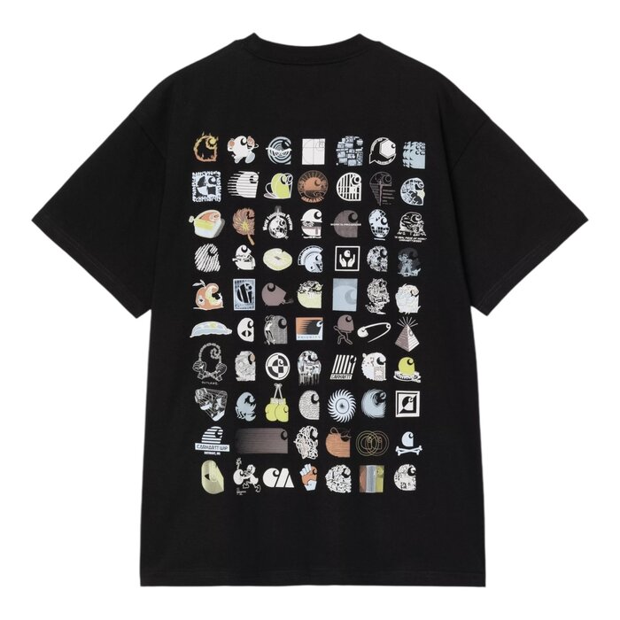 Carhartt WIP S/S C Logo Archive T-Shirt - Black