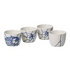 Theory and Practice Soba Cup Set Porcelain - White/Blue
