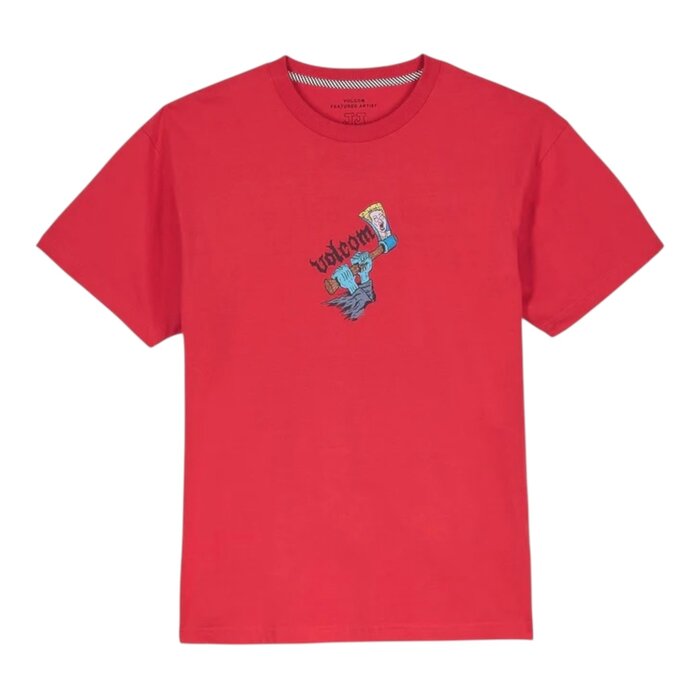 Volcom Villard T-Shirt 3 - Lifeguard Red