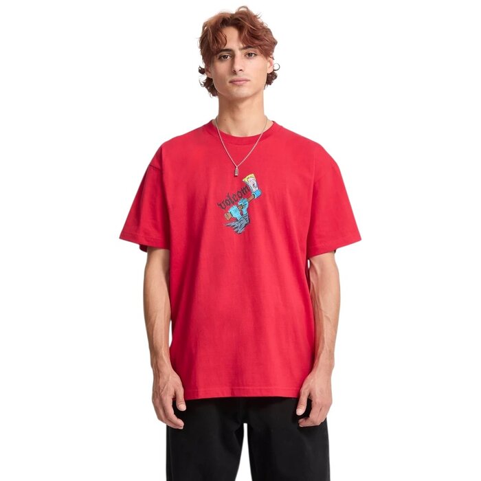 Volcom Villard T-Shirt 3 - Lifeguard Red