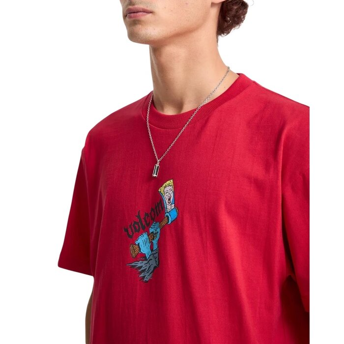 Volcom Villard T-Shirt 3 - Lifeguard Red