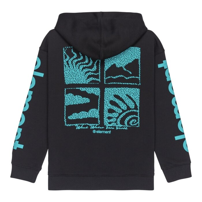 Element Kid's 4 Element Hoodie - Flint Black