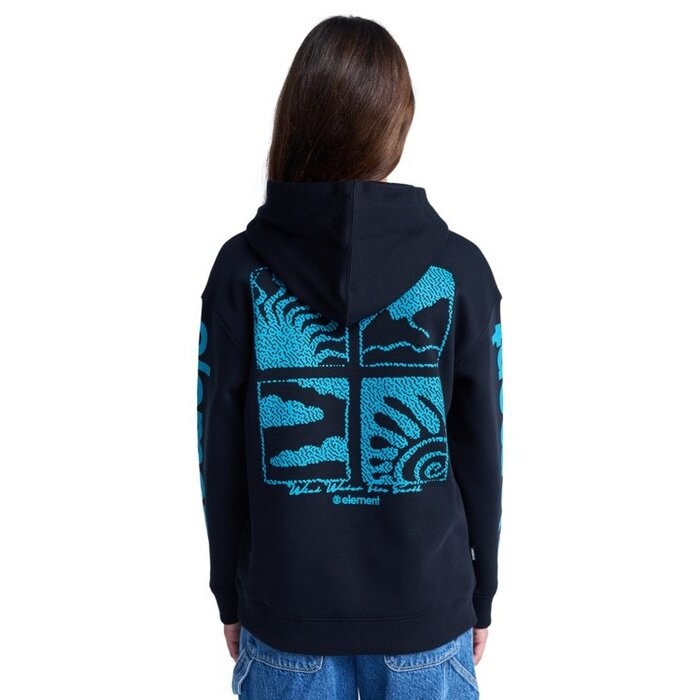 Element Kid's 4 Element Hoodie - Flint Black