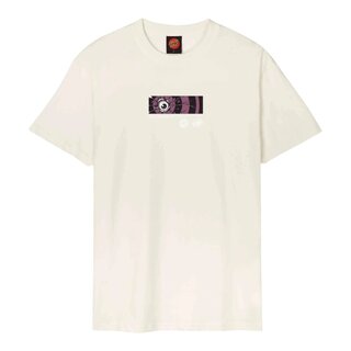 Santa Cruz Roskopp Dissect Strip T-Shirt - Unbleached Cotton