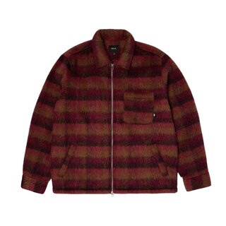 Huf Megablast Plaid Jacket - Berry