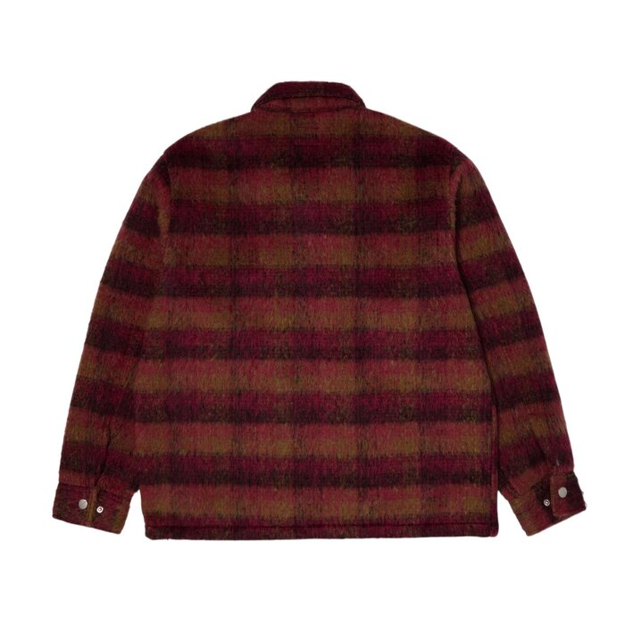Huf Megablast Plaid Jacket - Berry