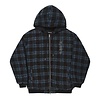 Ocaro Reversible Checkered Full Zip Jacket - Black/Navy