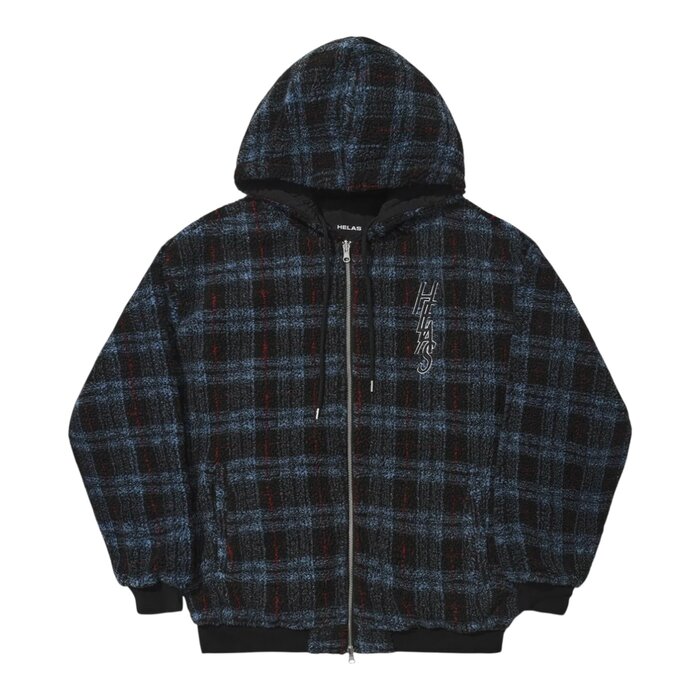 Hélas Ocaro Reversible Checkered Full Zip Jacket - Black/Navy