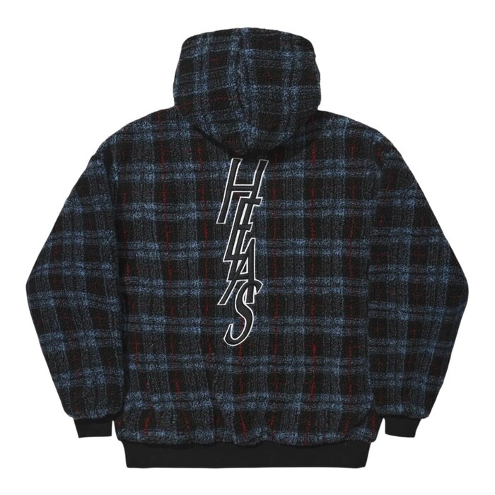 Hélas Ocaro Reversible Checkered Full Zip Jacket - Black/Navy