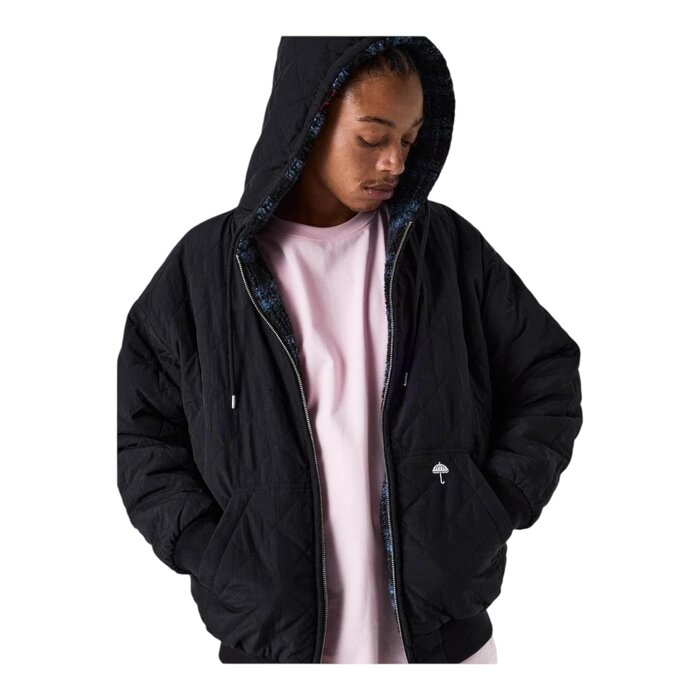 Hélas Ocaro Reversible Checkered Full Zip Jacket - Black/Navy