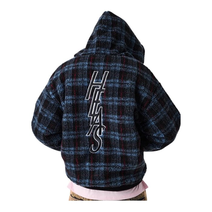 Hélas Ocaro Reversible Checkered Full Zip Jacket - Black/Navy