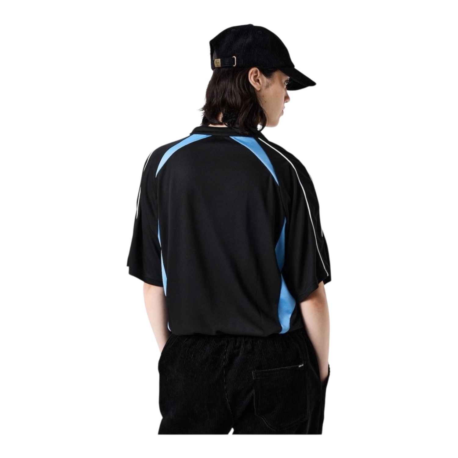 Hélas Dolphin Football Polo - Black/Blue