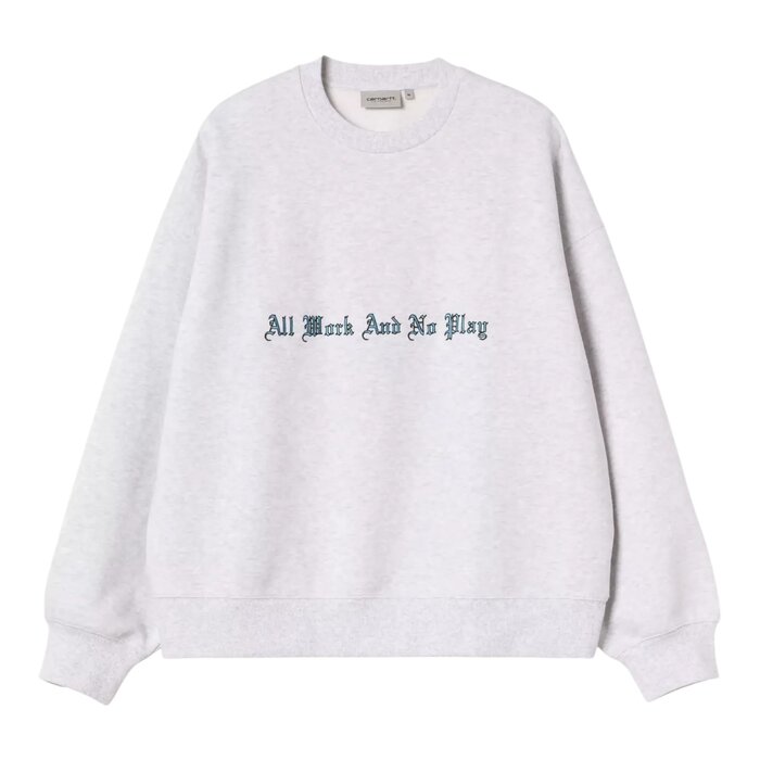 Carhartt WIP No Play Sweat - Ash Heather