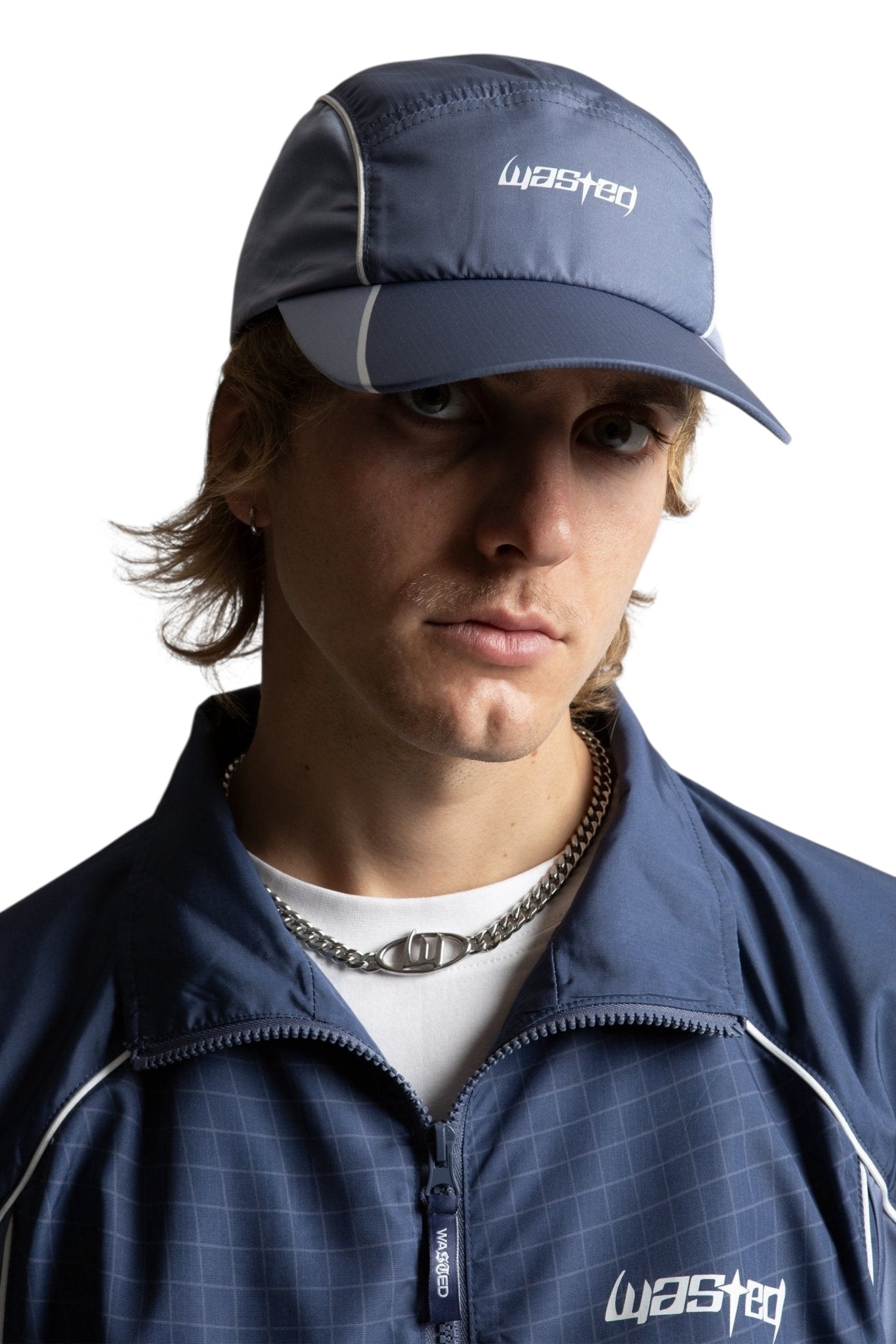 Wasted Paris Spine track Cap - Ash Blue