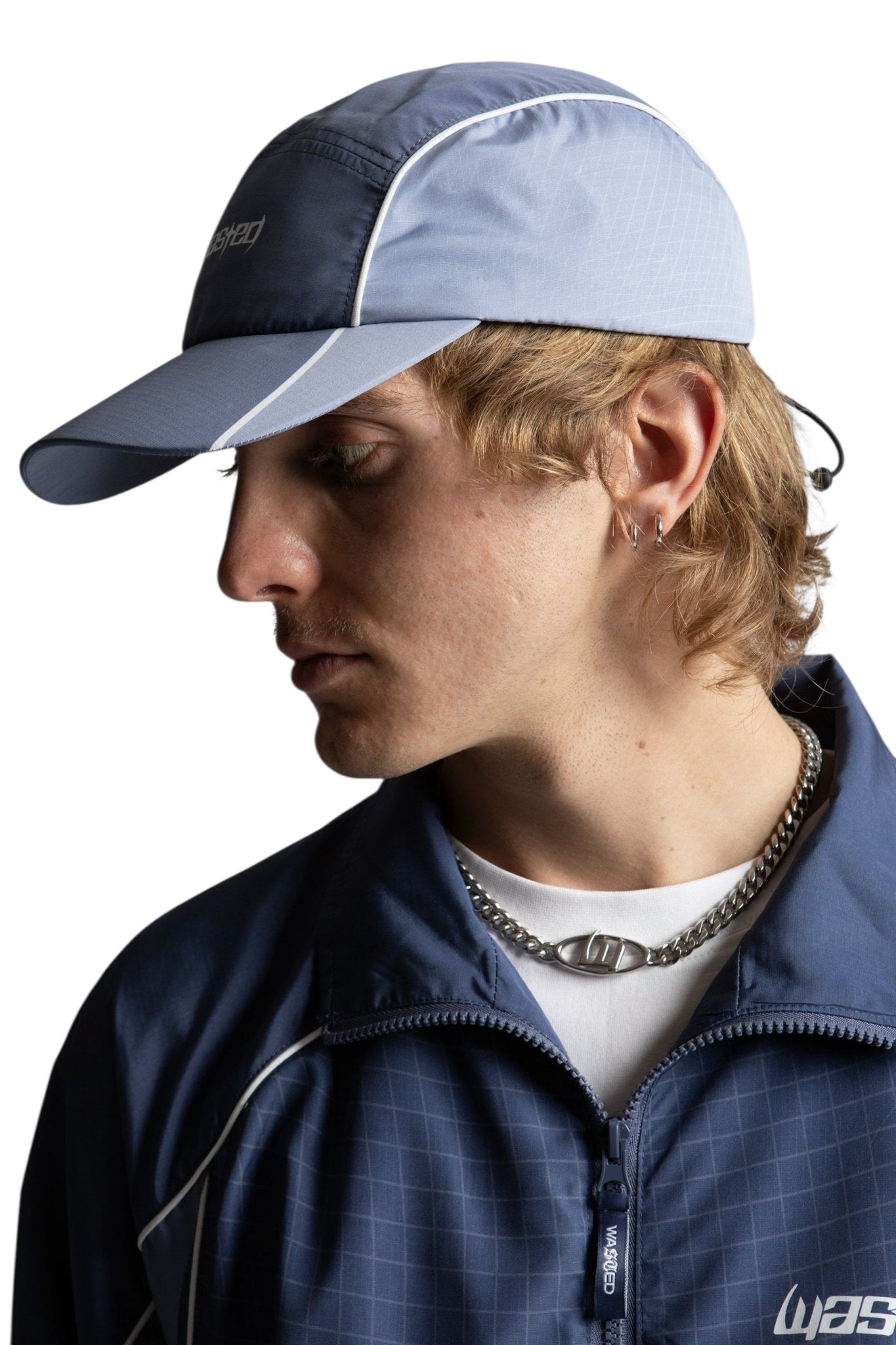 Wasted Paris Spine track Cap - Ash Blue