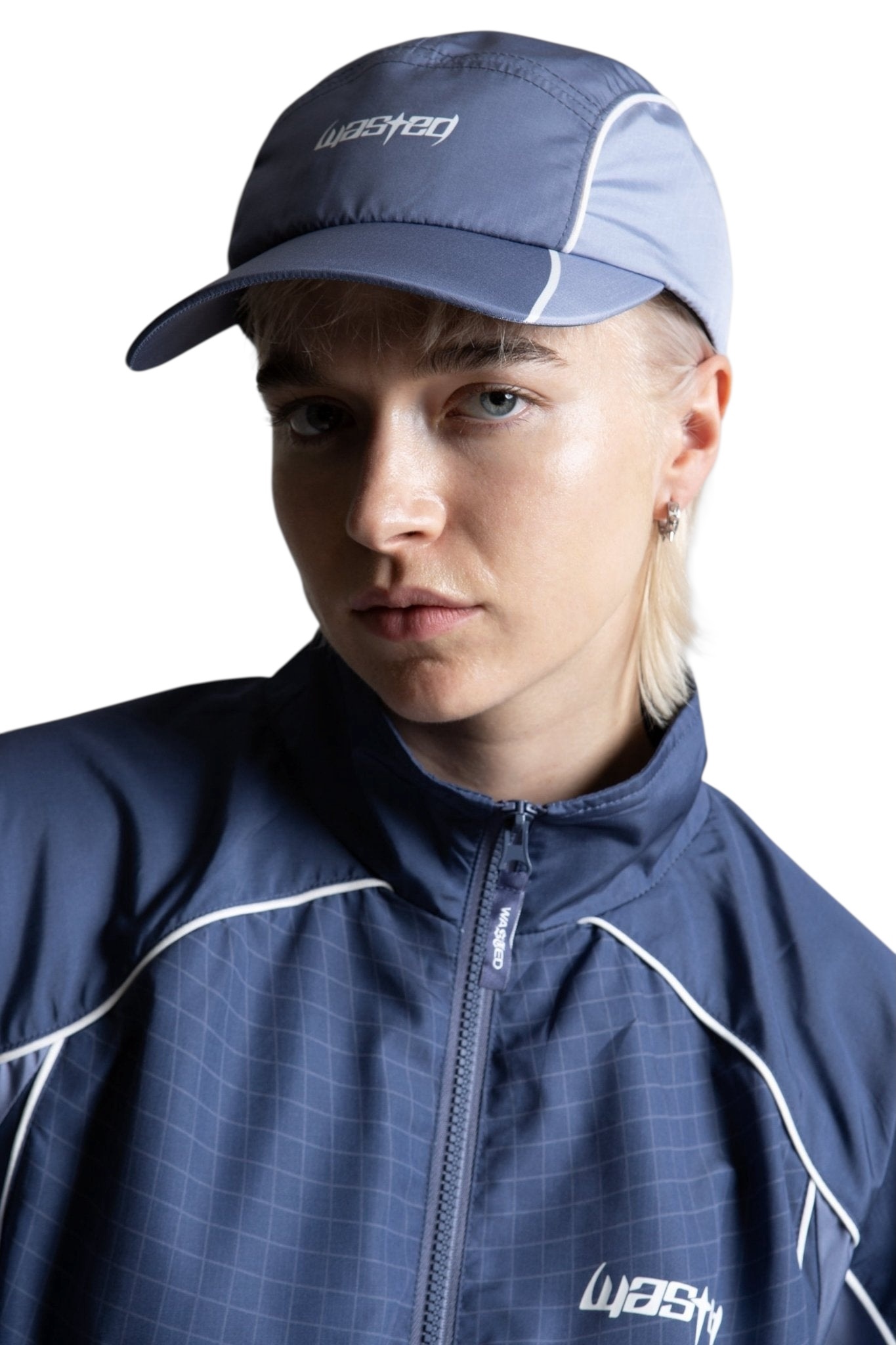 Wasted Paris Spine track Cap - Ash Blue