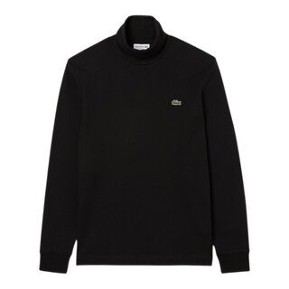 Lacoste T-shirt Col Roulé à manches Longues - Noir