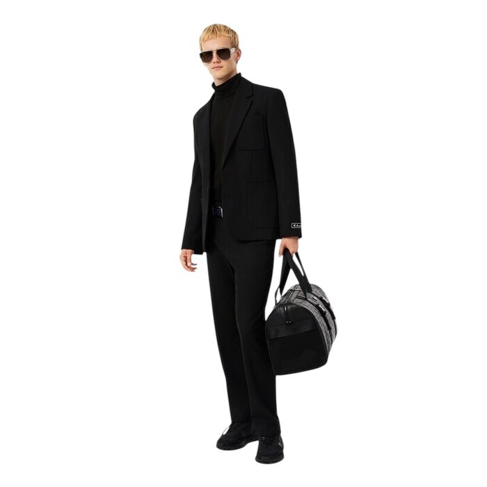 Lacoste T-shirt Col Roulé à manches Longues - Noir