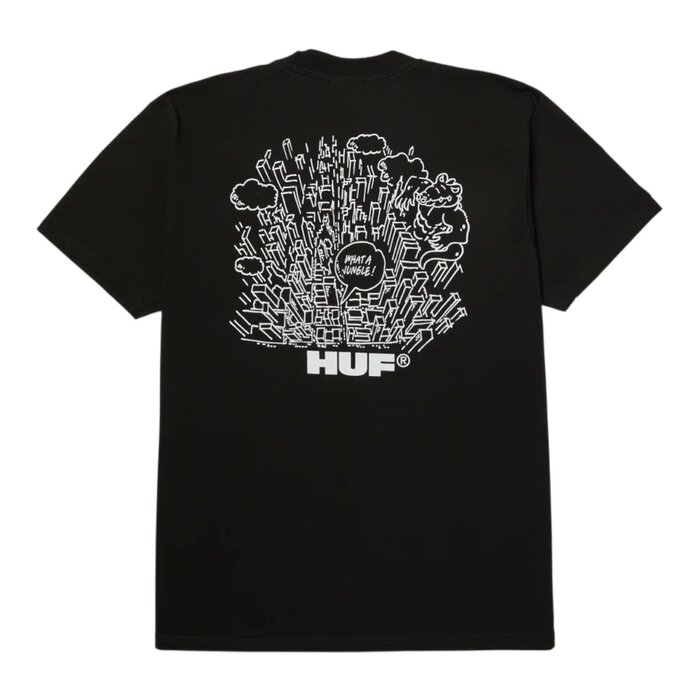 Huf What A Jungle S/S Tee - Black