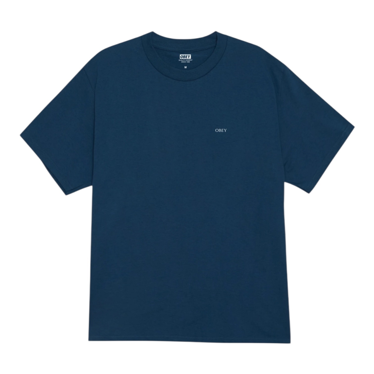 Obey Peace & Justice Statue  T-shirt - Harbor Blue