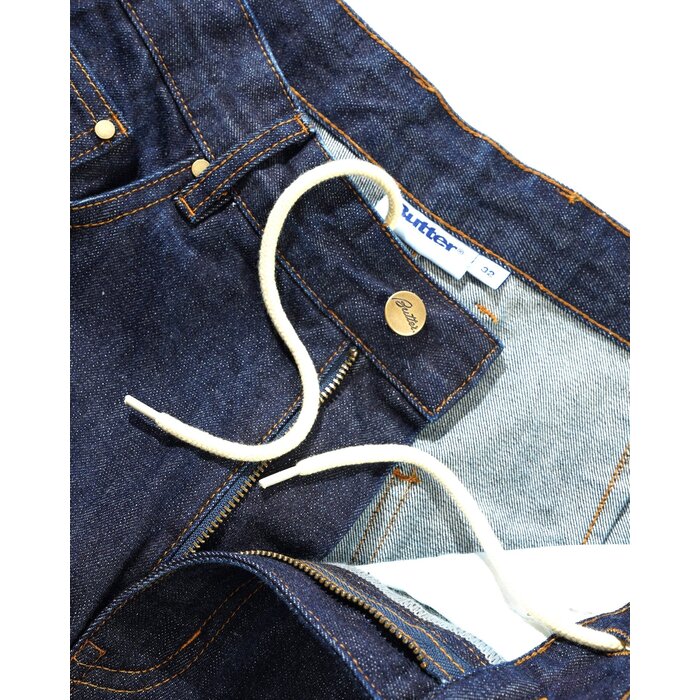 Butter Wide Cute Denim Jeans - Selvedge Blue