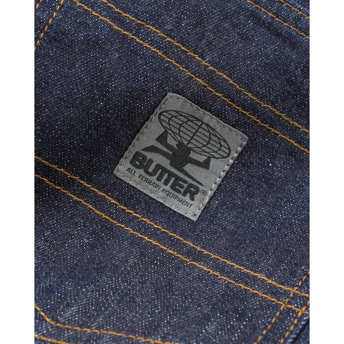 Butter Wide Cute Denim Jeans - Selvedge Blue