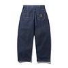 Wide Cute Denim Jeans - Selvedge Blue