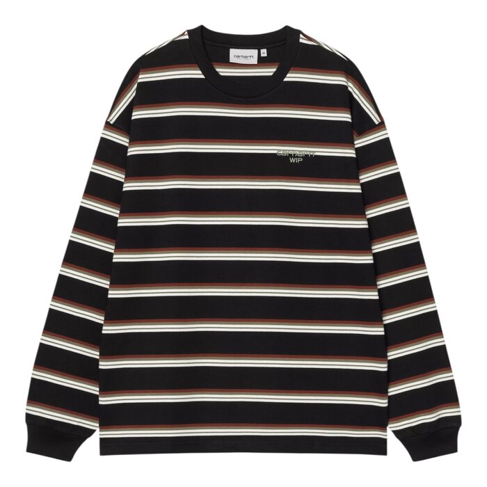 Carhartt WIP L/S Holm T-Shirt - Holm Stripe/Black