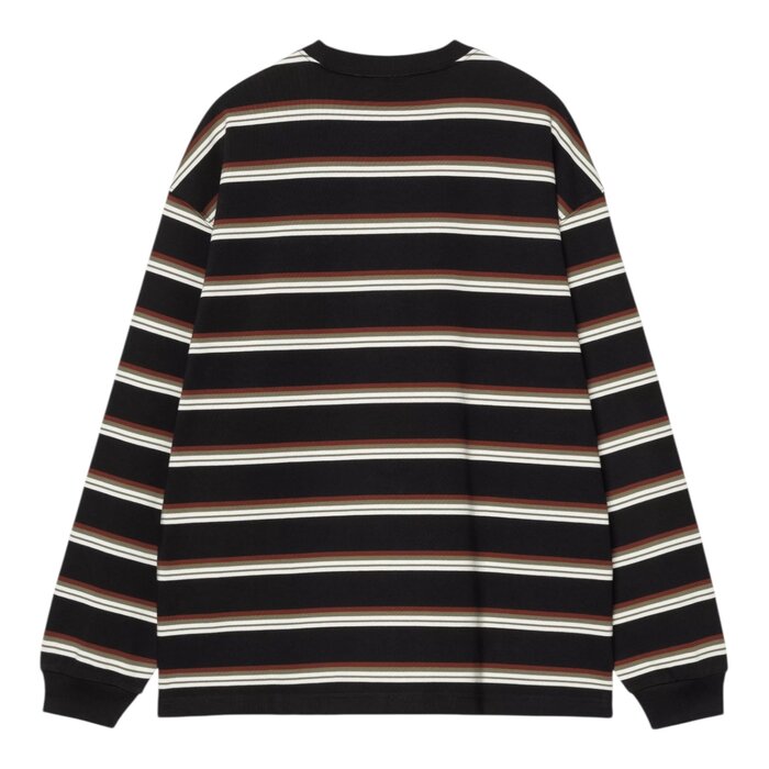 Carhartt WIP L/S Holm T-Shirt - Holm Stripe/Black