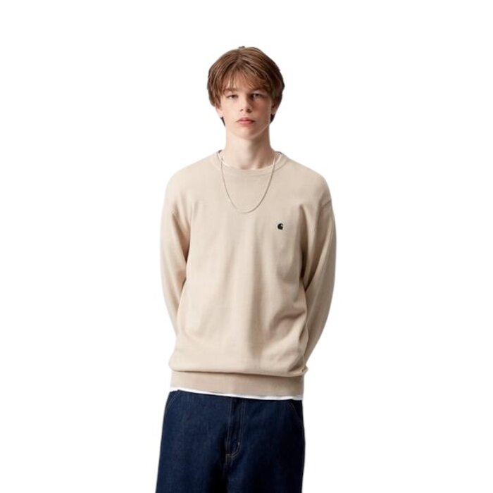 Carhartt WIP Madison Sweater -Fleur De Sel/Black