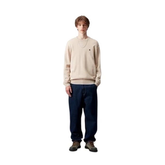 Carhartt WIP Madison Sweater -Fleur De Sel/Black