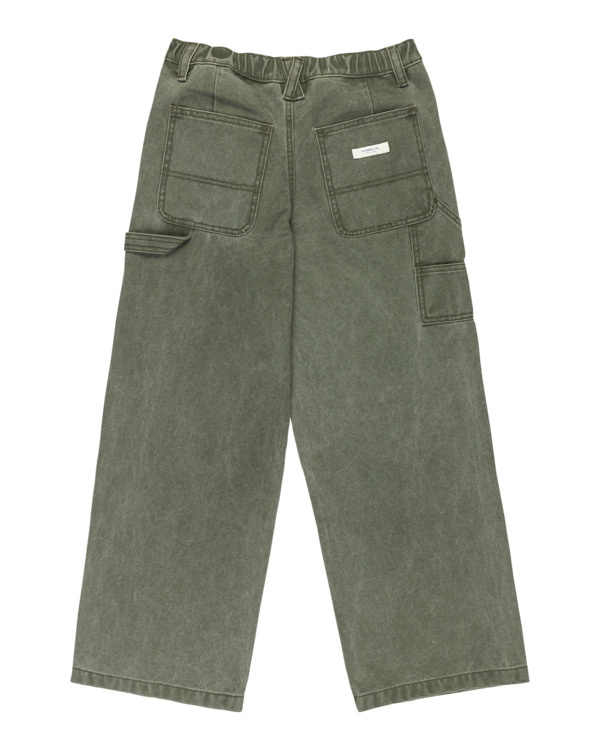 Element Carpenter Canva Pant Youth - Forest Night