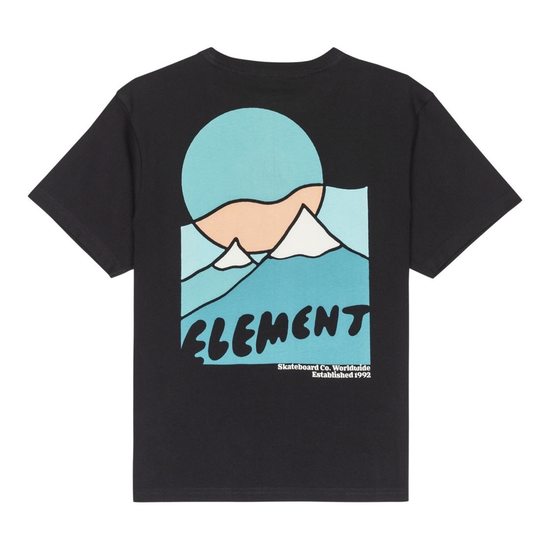 Element Sunrise Youth S/S Tee - Flint Black