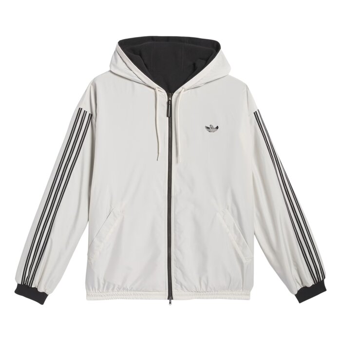 Adidas Skateboarding Shmoofoil Reversible Warmup Jacket - Alumina/Black