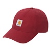 Selby Canvas Cap - Scarlet (Stone Washed)