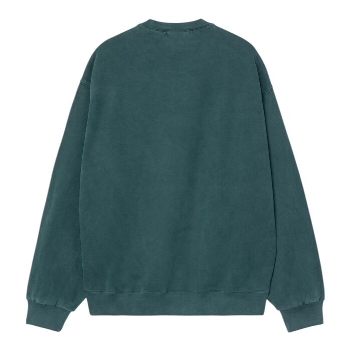 Carhartt WIP Vista Sweat - Deep Lagoon (Garment Dyed)