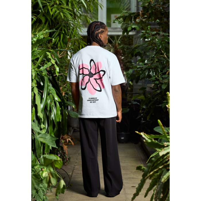 Arbor Antwerp Pink Floral Shirt - White