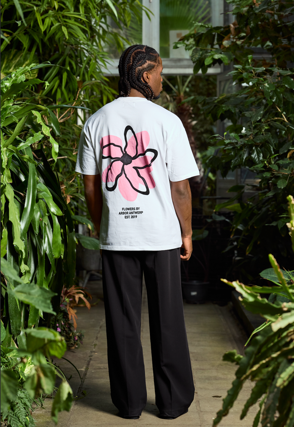 Arbor Antwerp Pink Floral Shirt - White