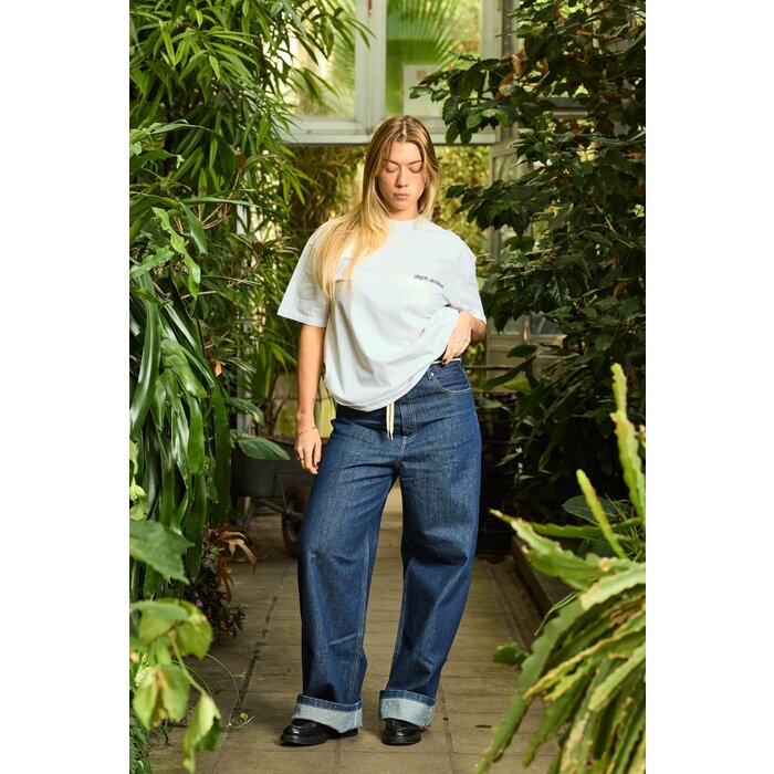 Arbor Antwerp Purple Flower Shirt - White